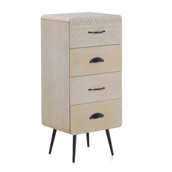 Sinfonier natural 4 cajones