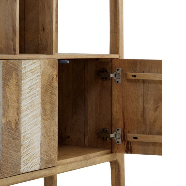 Librería madera Líneas