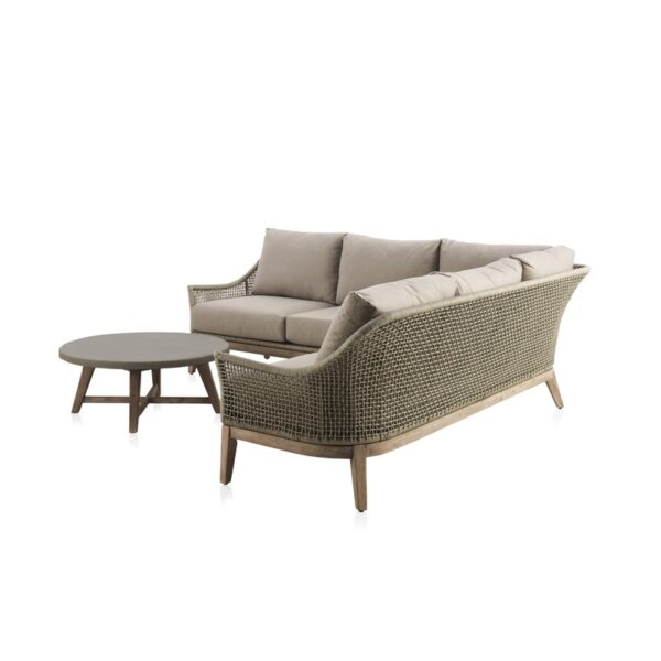 Rinconera Atesso madera y cuerda