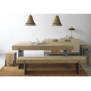 Mesa comedor madera de vigas
