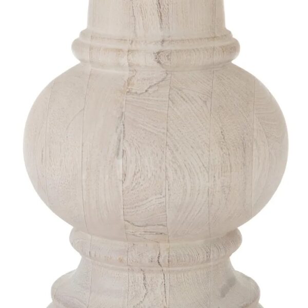 Mesa redonda blanco rozado