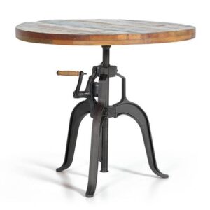 Mesa redonda elevable