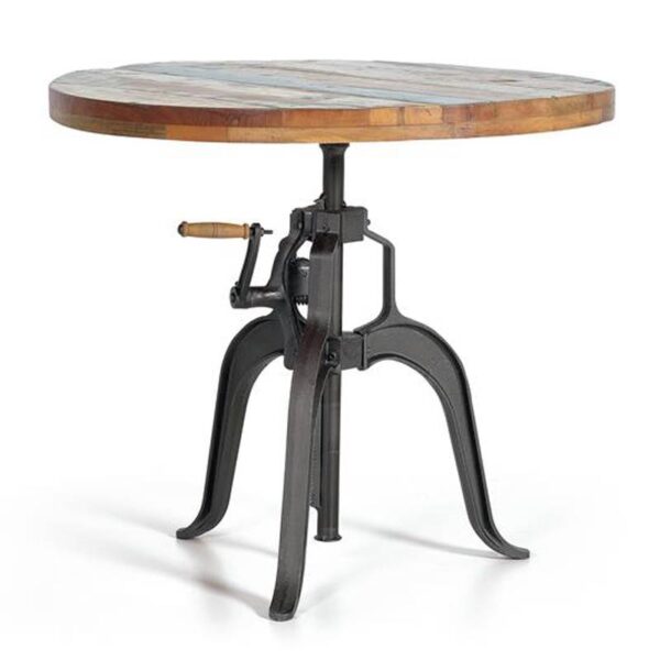 Mesa redonda elevable