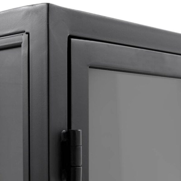 Vitrina metal y cristal 160