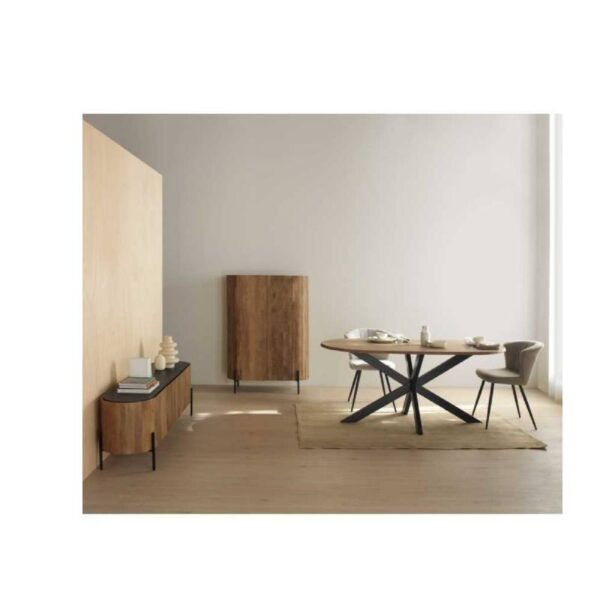 Mesa de comedor ovalada