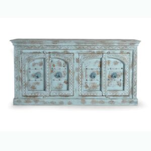 Aparador verde agua envejecido