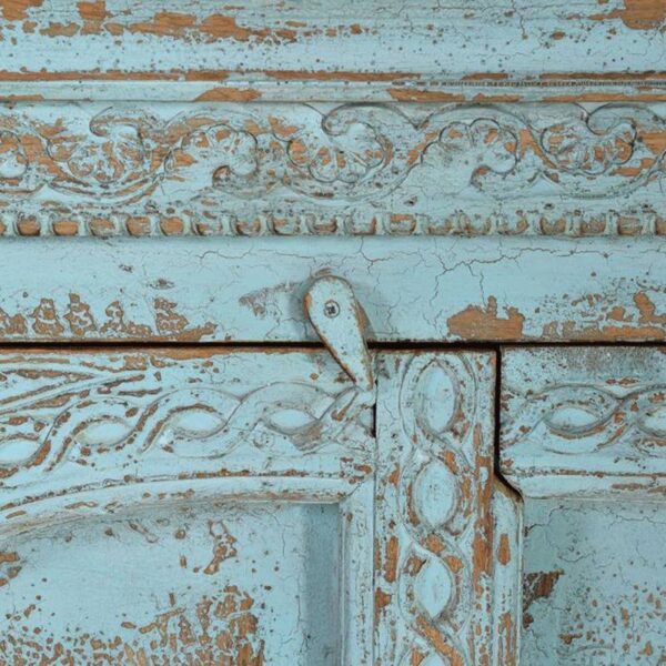 Aparador verde agua envejecido