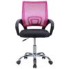 Silla oficina rosa